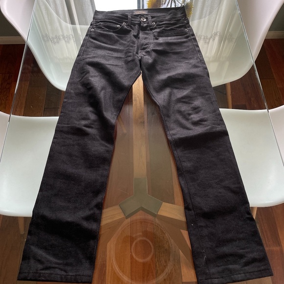 Schaeffer's Garment Hotel Sulphur Black Standard Straight Selvedge Jeans
